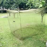 Military green Travel Camping Mosquito Net Huge Hammock Bug Net Bug-free Tarp Repellent Tent Insect Reject Canopy Bed Curtain