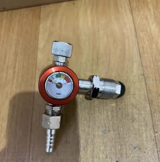 Imagem -02 - Redutor de Pressão para Medidor de Fluxo de Argônio Oxigênio Propano e Acetileno Válvula Reguladora de Argônio