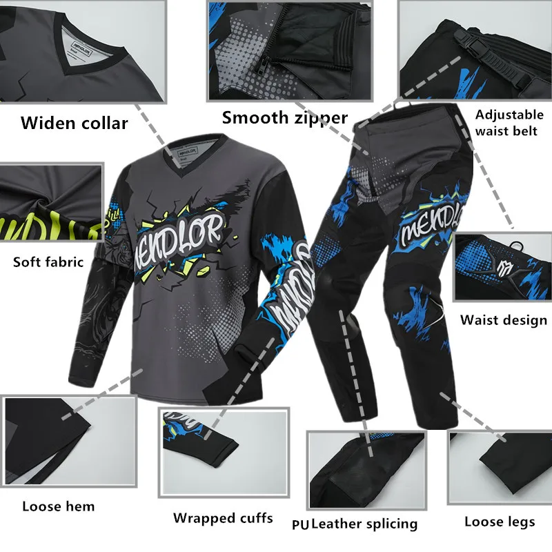 

2026Outdoor Riding Off road Motorcycle Racing Equipment Adult Breathable Competition Green Land Mountain Forest