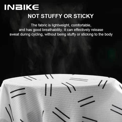 Imagen 2 del producto INBIKE-Camiseta de ciclismo de manga corta para hombre, camisetas de ciclismo para hombre, ropa para bicicleta de montaña y carretera con 3 bolsillos, verano