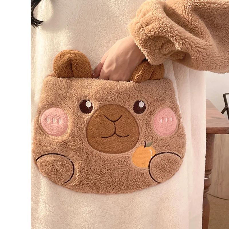 100 кг, зимняя ночная рубашка большого размера, женский фланелевой халат с героями мультфильмов, домашняя одежда, длинная пижама с длинными рукавами, плотная домашняя одежда из кораллового флиса