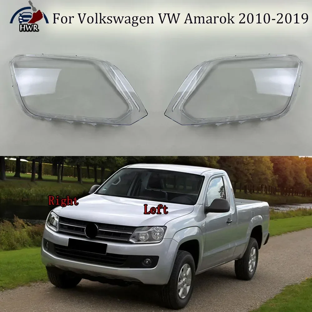 

Headlight Cover Shade Headlamp Shell Transparent Lampshade Lens Auto Replacement Parts For Volkswagen VW Amarok 2010-2019