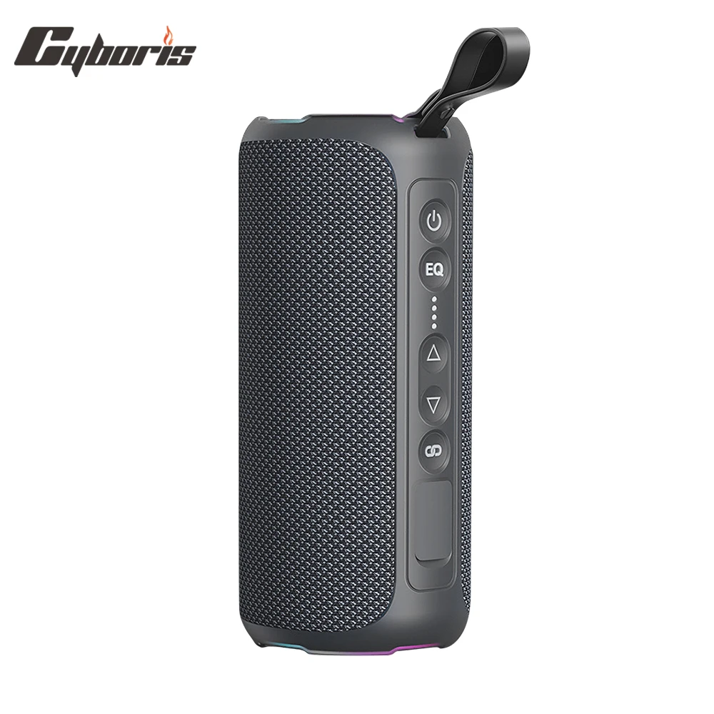 

Cyboris S7 40W High-power Bluetooth Speaker 3D Stereo Bass Bluetooth Speaker Portable IPX7 Waterproof Suitable TWS Boom Box