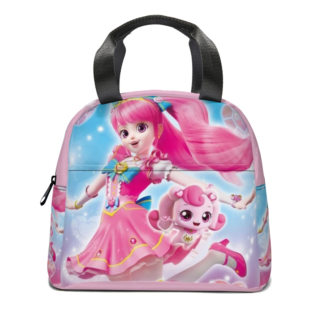 kawaii,Cute ,Catching!Teenieping Lunch Bag for School Waterproof Picnic Thermal Cooler Insulated Lunch Box Women Kids Tote Bags