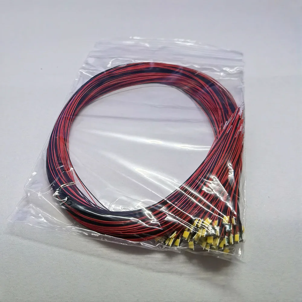 30Pcs 0402 0603 DIY Micro SMD Led Lamp Wired Led Pre-Soldered Micro Litz Wired Chip 30cm 3V Railway Scenes Model Building Kits