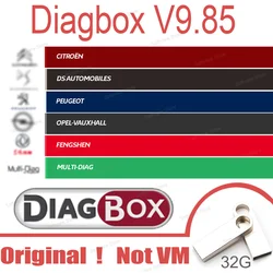 Cars diagnostic software Diagbox V9.85 work with PP2000 Le-xia3 For Peo-geot For Cit-roen Resets Adaptations Original install