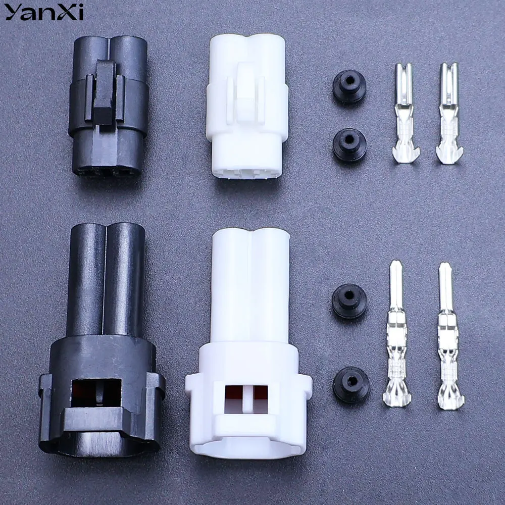 Conector Automotriz Sellado Sumitomo MT090 de 2 Pines, Carcasa Macho-Hembra, Enchufe para Luz Antiniebla de Coche/Motocicleta 6180-2181/6187