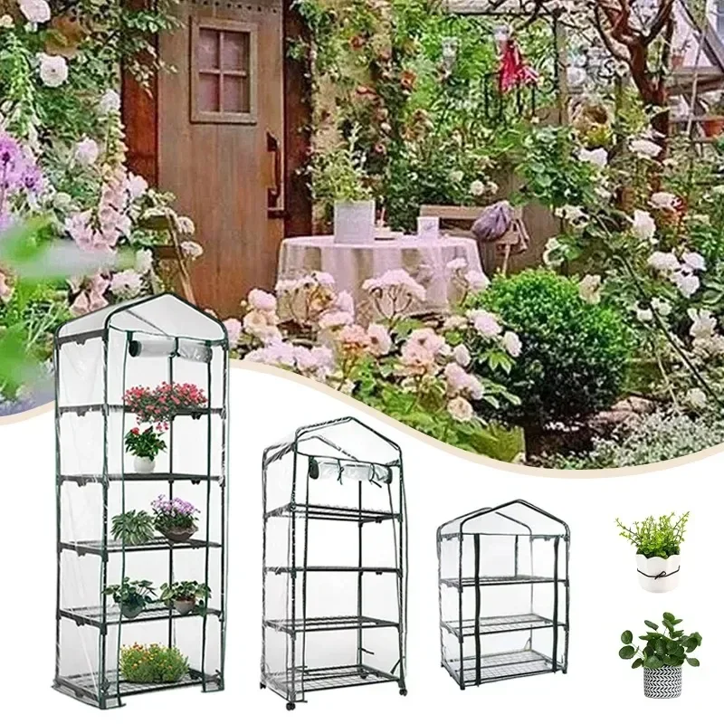 Garden Conservatory Cover Shelves Not Included Pvc Flower And Plant Insulation Conservatory Protection Cover