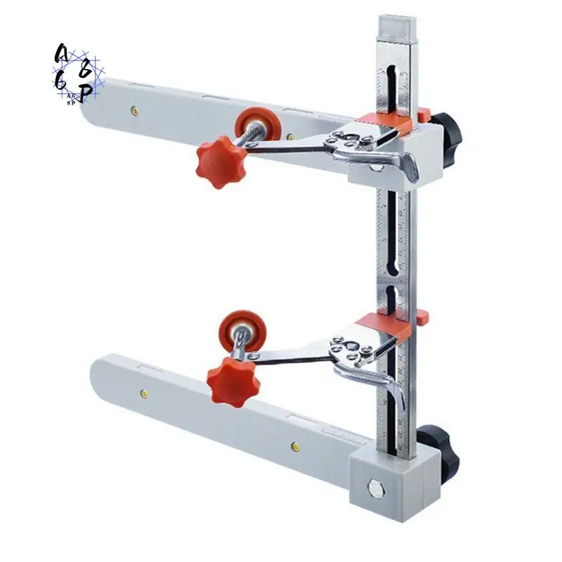 A68P-1Pc Drawer Slide Clamp With Wrench Clamp And Magnetic Engraved Dual Scale Markings Multifunctional Woodworking Tools