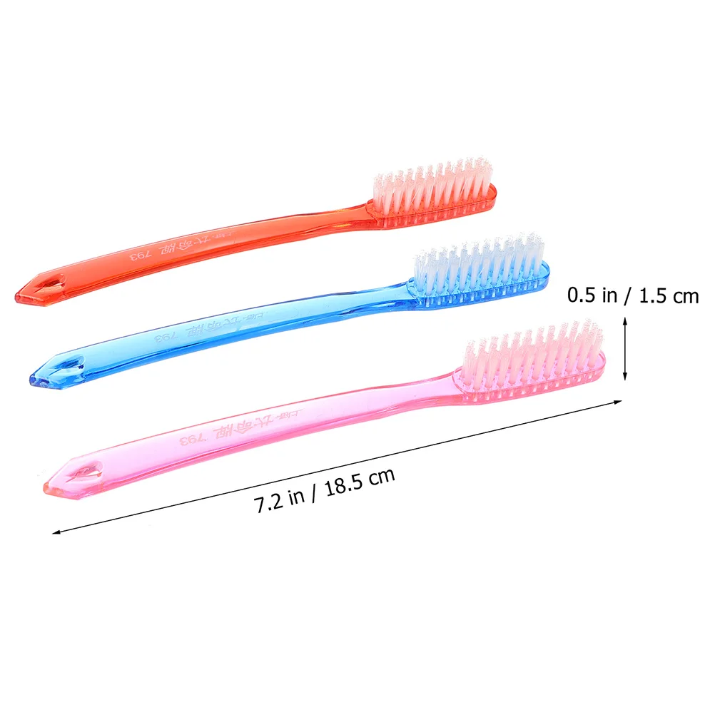 10 Pcs Toothbrush Heads Adult Super Hard Bristle 12 Pack Large Price Random Delivery Kids Small Toothbrushes Portable Plastic