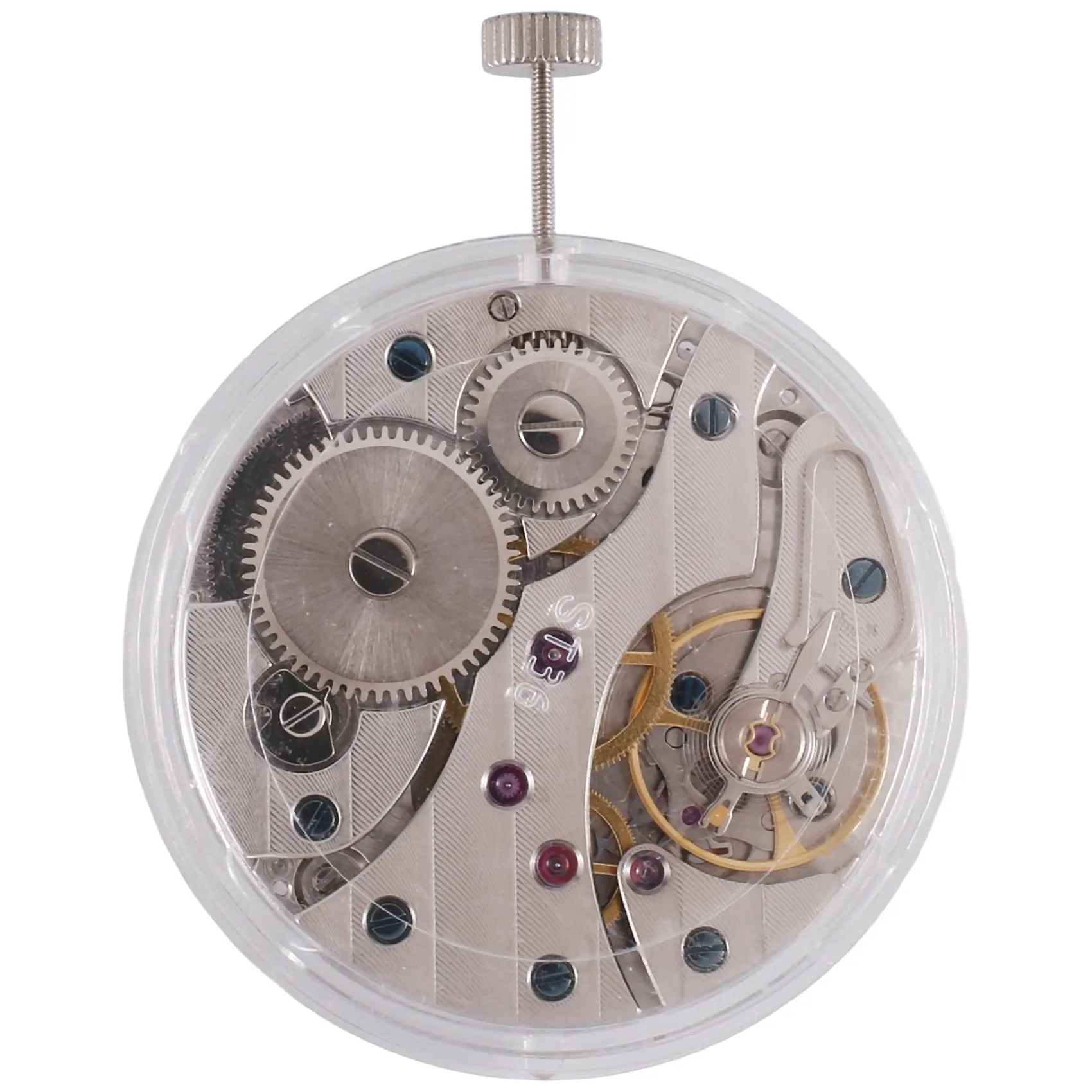 A32HOT-1 Piece Accessories Parts ST3601 Homemade 6497 Movement Tuning Manual Up-Chain Two-Pin Semi-Mechanical Movement