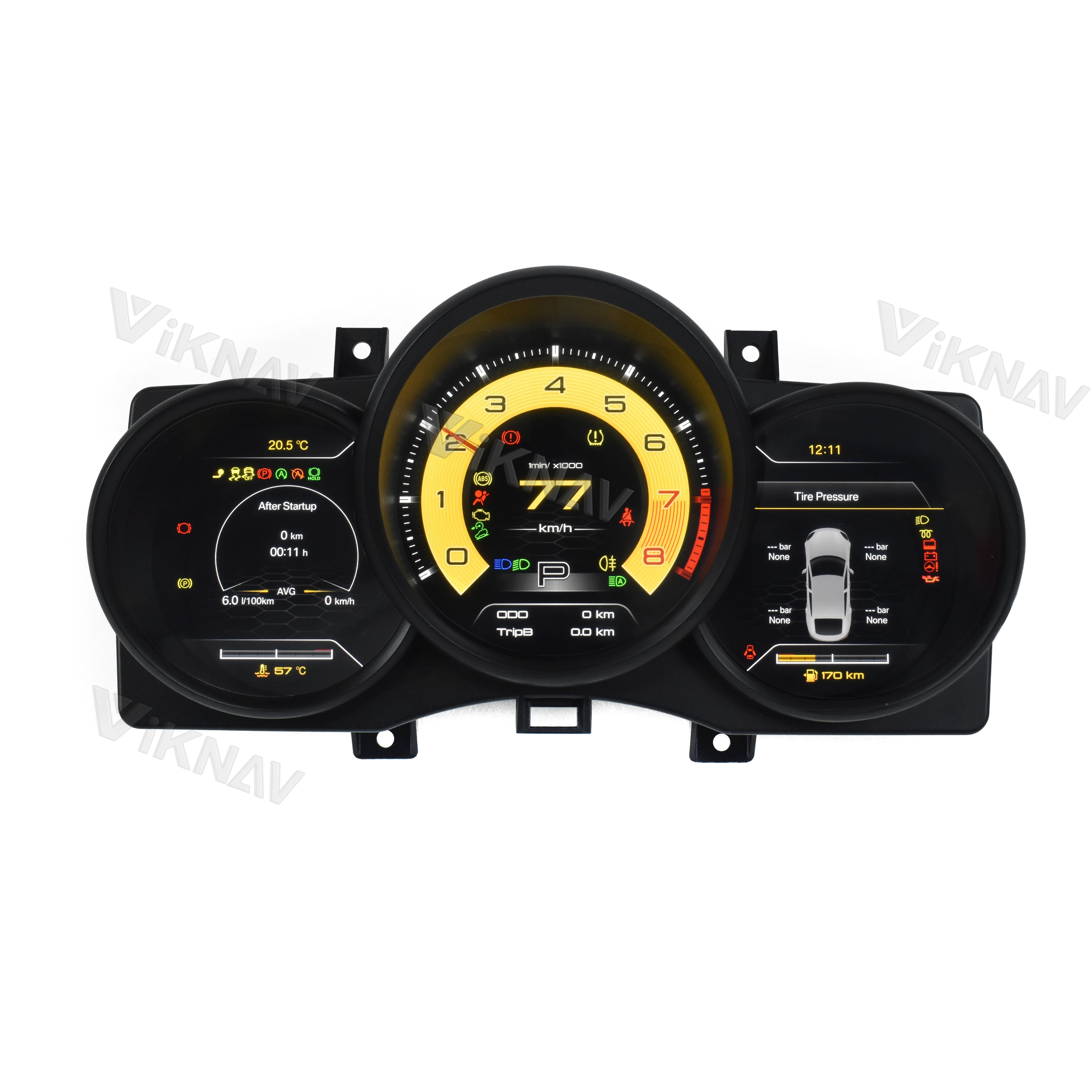 Digital Cluster Car Speed Meter For Porsche Macan 2014-2023 Linux System Car Instrument Cluster Screen Instrument Replacement