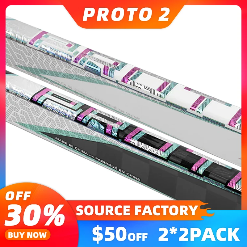 [Paquet de 2] bâtons de hockey sur glace en fibre de carbone ultra légère P28 P88 P92