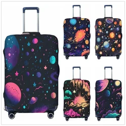 Cosmic Sky cartoon Thick Elastic Luggage Protective Cover Zipper Suit For 18-32in Bag Suitcase Covers Trolley Cover Travel