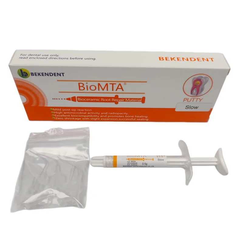 0.5g/syringe BioMTA Putty Bioceramic Root Repair Material Dental Root Canal BP Slow/Fast  Repair Materials
