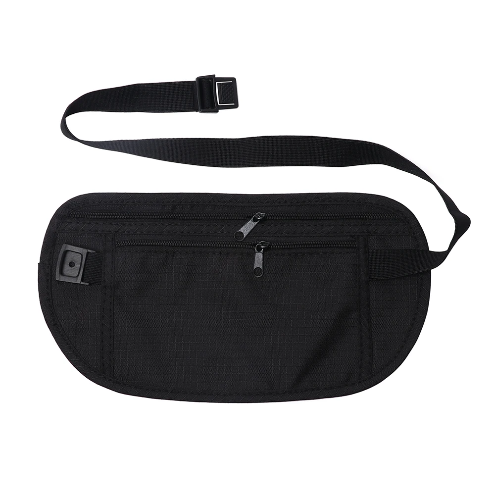 Invisible Travel Waist Packs Pouch for Passport Money Belt Bag Hidden Security Wallet Gift Travel Bag Chest Pack Money Waist Bag