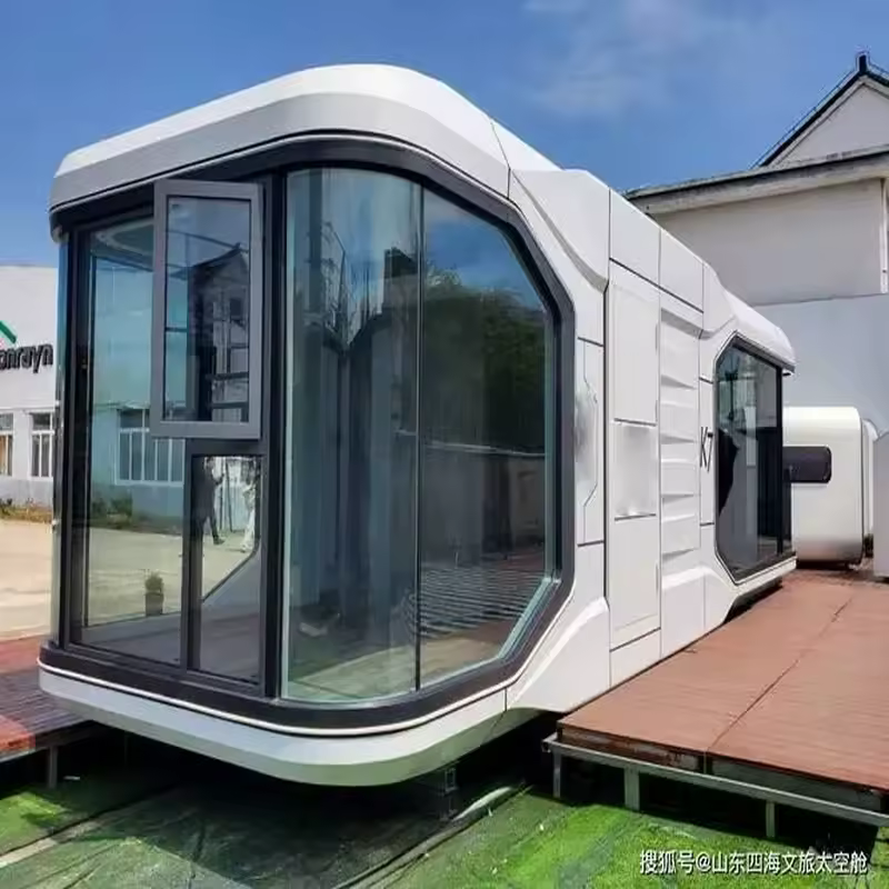 Prefab Container House: 2-Bedroom Space Capsule Ideal for Hotel Rooms - AliExpress 