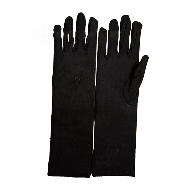 Guantes elásticos mano para mujer, mangas protectoras para guantes étnicos árabes, accesorios islámicos, guantes para