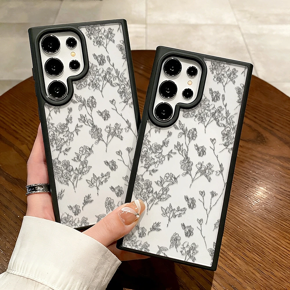 Flower Clear Phone Case For Sa - Phone Cases Hard ulasan dan harga
