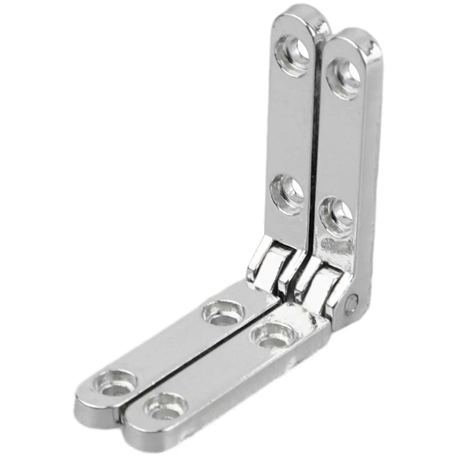 Furniture Spring Hinge Hardware Silver Support Hinge With 40 Pcs Screws Zinc Alloy 10 Pieces 30x30mm 90 Degree