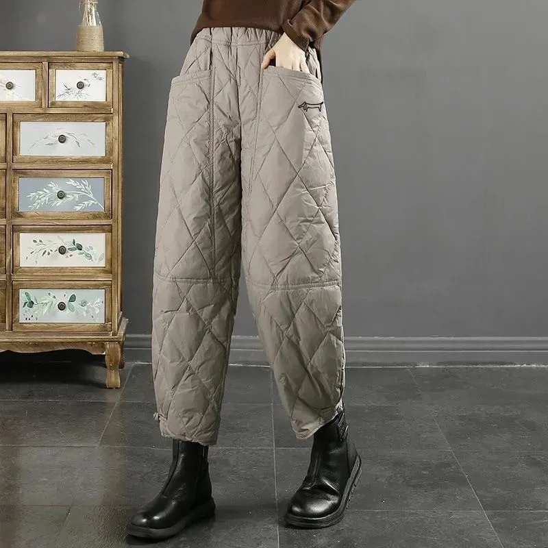 Vêtements de golf d'hiver rembourrés en coton pour femmes, pantalons de golf, vêtements pour femmes, nouveau pantalon, 2024