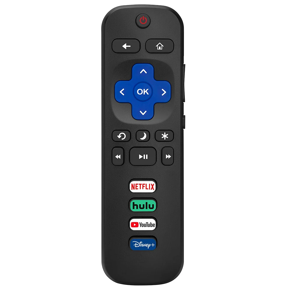 Replacement Remote Control for Roku TV Compatible for TCL Hisense Onn Philips Sharp Roku Smart TVs(Not for Roku Stick and Box)