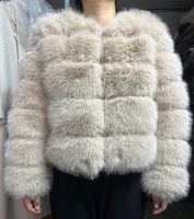 2024 Faux Raccoon Fur Coat Women Jacket Luxury Coat Women Winter Fluffy Jacket Thick Warm Furry Fur Outwear Faux Fur Coat 4