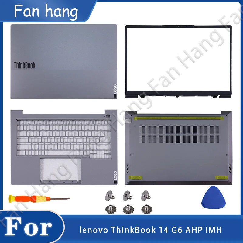 

New Laptop Case For Lenovo ThinkBook 14 G6 AHP IMH LCD Back Front Bezel Panel Rear Lid Top Back Bottom Housing Replacement