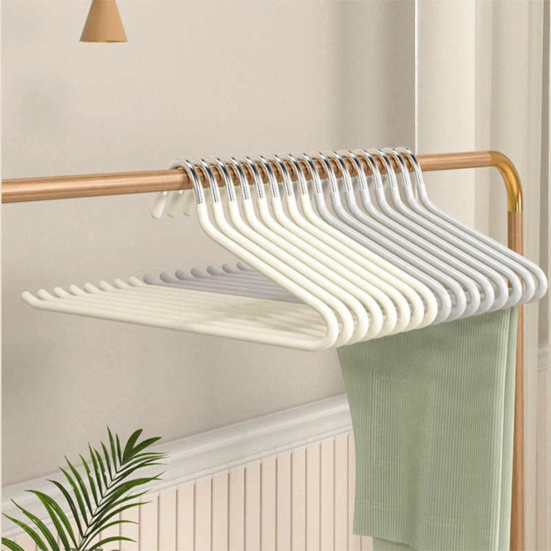 10Pcs 35x14cm Goose Type Dip Plastic Pants Rack Wardrobe Dormitory Telescopic Z Type Clothes Rack Multi Layer Storage Pants Rack