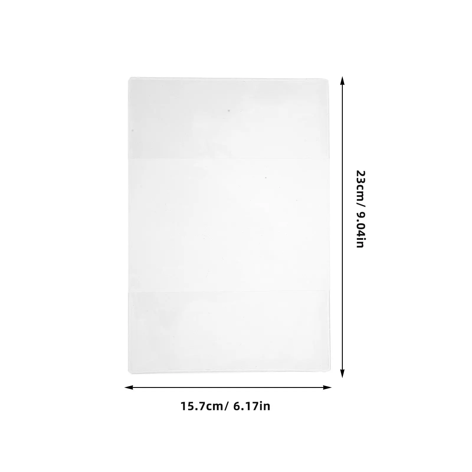 A6 Sturdy Transparent PVC Planner Cover Book Sleeve Protector for Loose Leaf Notebook Textbook Diary Journal Refillable Binder - view 5