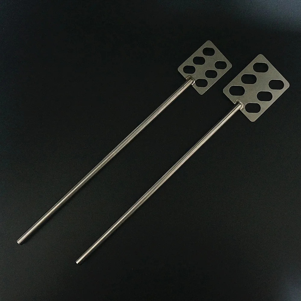 1pcs lab stainless steel square type blade plate paddle with leaf-width 40mm 50mm 60mm 80mm, impeller stirring blade with rod