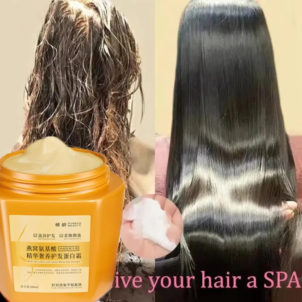 500ml Hair Care Facial Mask Improves Irritability Damaged Care Hair Care Cream Deeply Nourishes Large Capacity Hair Repair Mask