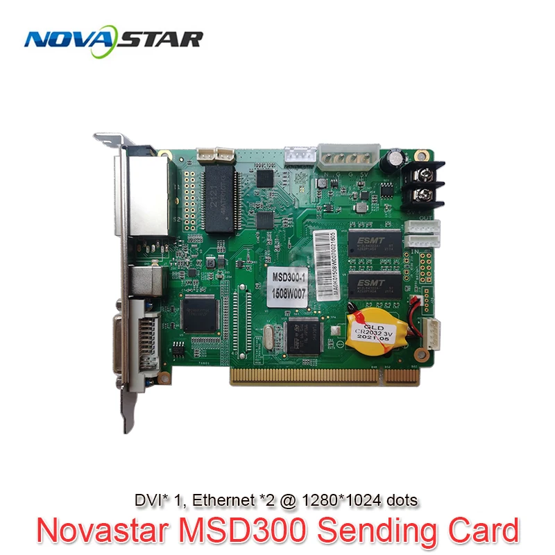 

Novastar Synchronous MSD300 Sending Card For Max 1.3 Million Pixels RGB Full Color LED Video Display Screen