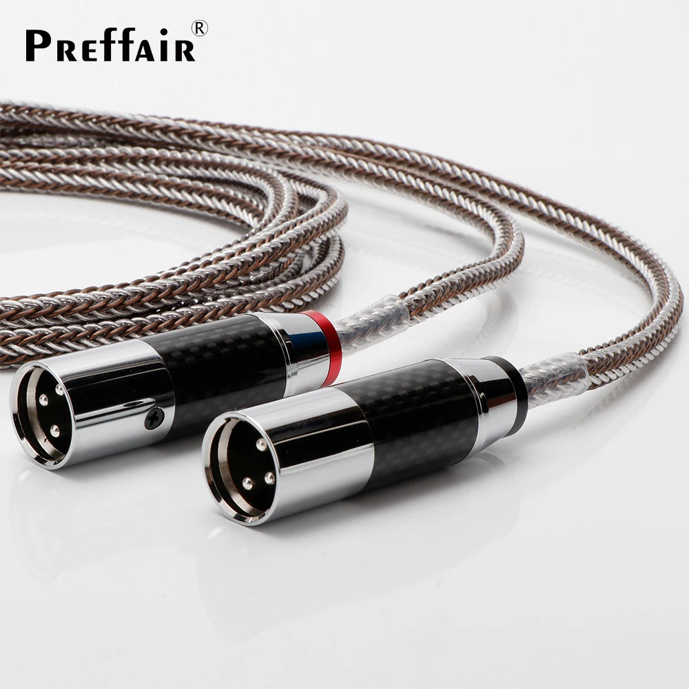 Preffair X459XR1801 HIFI Balanced Cable 16 Strands XLR Male to Female 3Pin Jack Extension Cable For Microphone