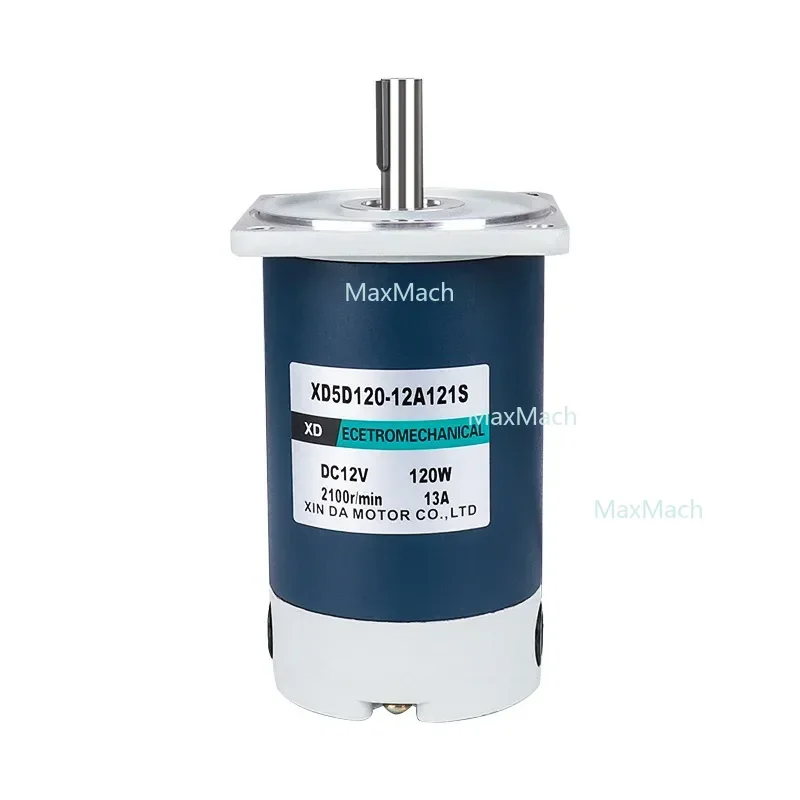 

DC 12V 24V Permanent Magnet Motor High Speed 1800rpm 3000rpm 120W DC Speed Regulation Reversible High Torque Electric Motor