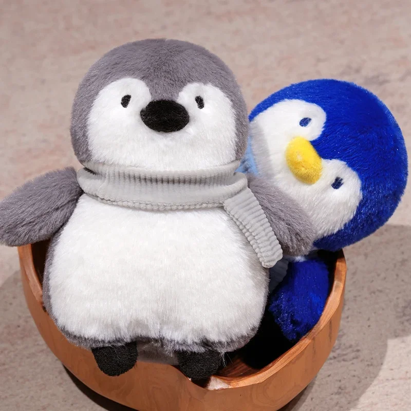 

Hot Sale Scarf Penguin Plush Toys Soft Fluffy Cartoon Antarctic Penguin Doll Warm Children Companion Doll Cozy Throw Pillow