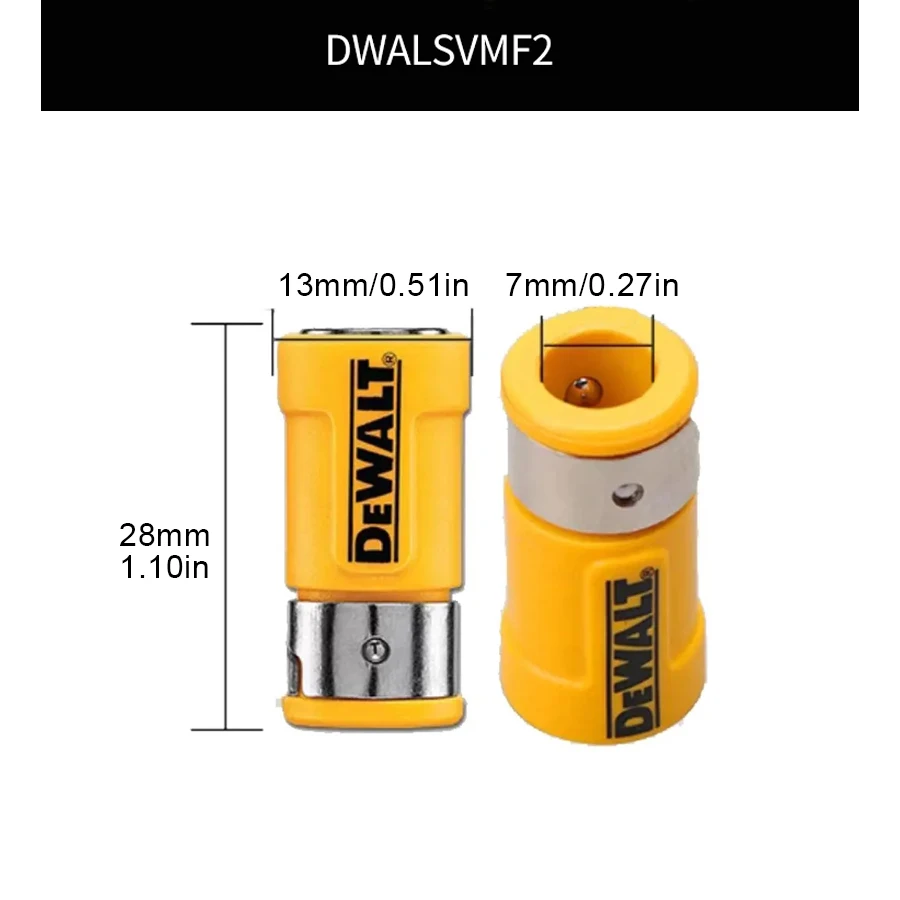 DEWALT 2-częściowy silny magnetyzer/demagnetyzator Odpowiedni do wkrętaków 6,35 mm, bity DWASLVMF2