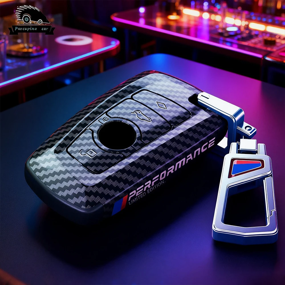 ABS Baking Paint Car Key Case Shell Cover For BMW F20 F30 F31 F34 F10 F11 X3 F25 X4 320i 530i I3 M3 M4 1 3 5 Series Accessories view 5