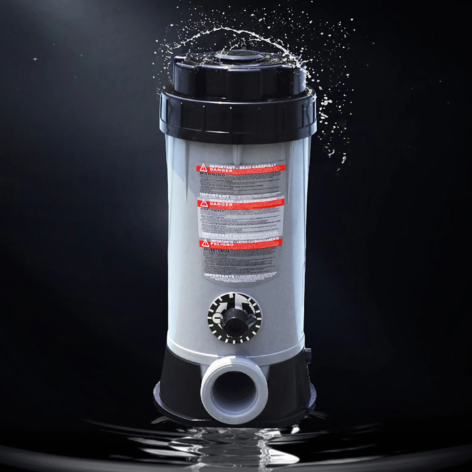 Automatic Chlorine Dispenser Automatic Pool Chlorinator Corrosion-Proof Pool for Swimming Pool Disinfection Equipment Pond