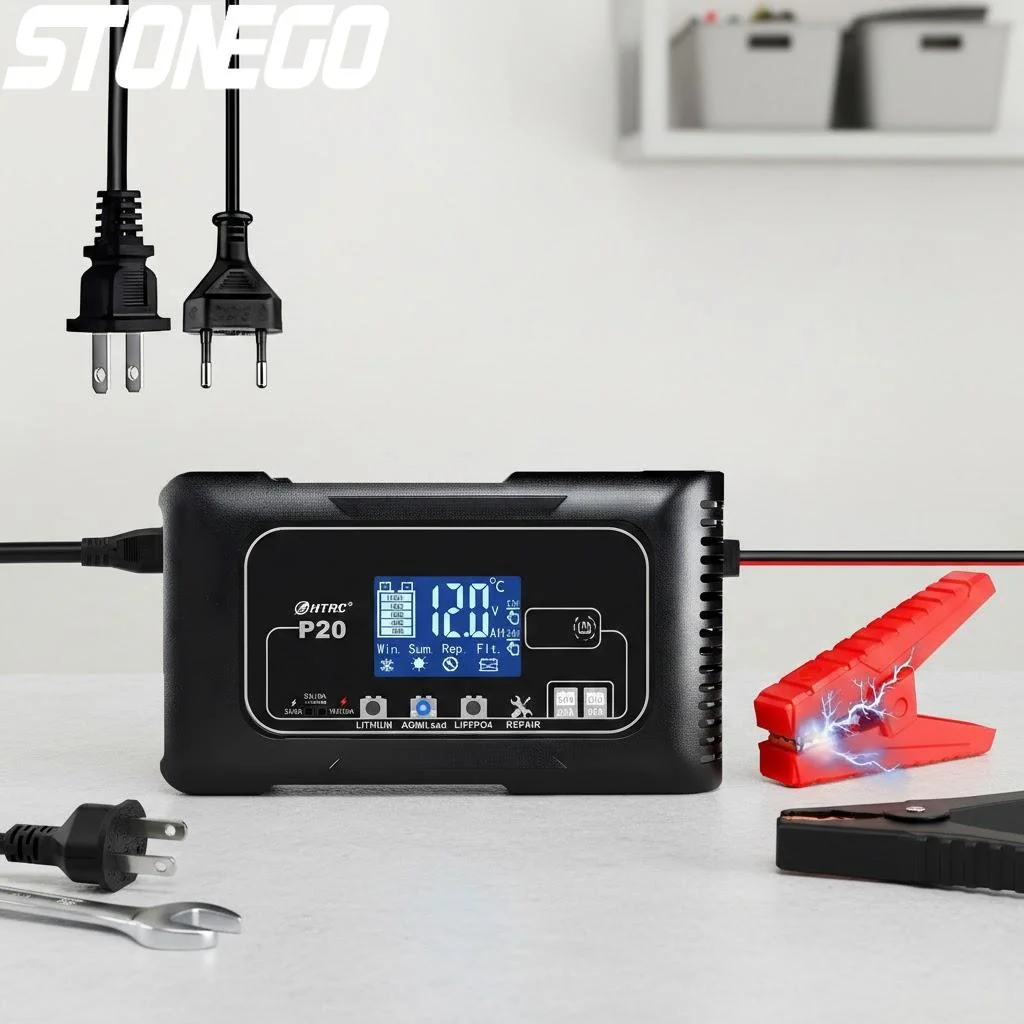 20A Lcd Battery Cha…