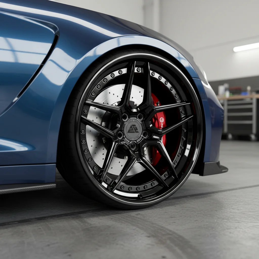 New Aluminum Alloy Forged 2-Piece Ultra-Light Black Multi-Spoke Wheels For For Honda Civic Accord Odyssey Modification