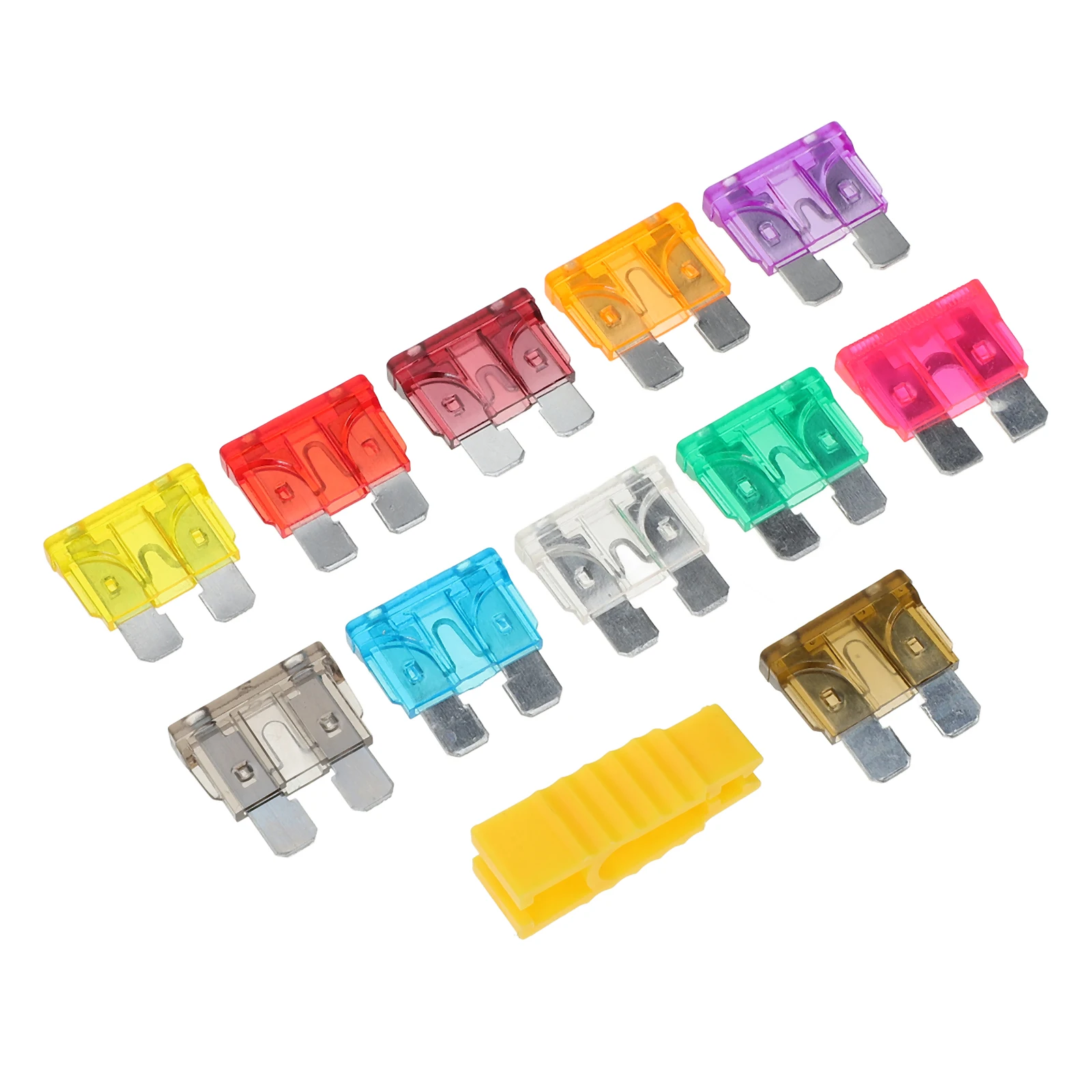 

60pcs Car Fuse Kit Assortment Replacement Fuses Set Automotive Motorcycle Mini Fuse Kit For Rv Motorhome Blade Fuses Durable