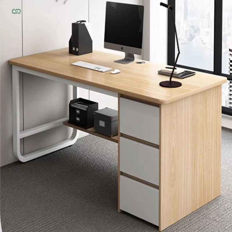 

Office Tables Desk Desktop Bedside Table Adjustable Electric Cute Accessories Computer L Shaped Furniture Workshop Bedroom Setup