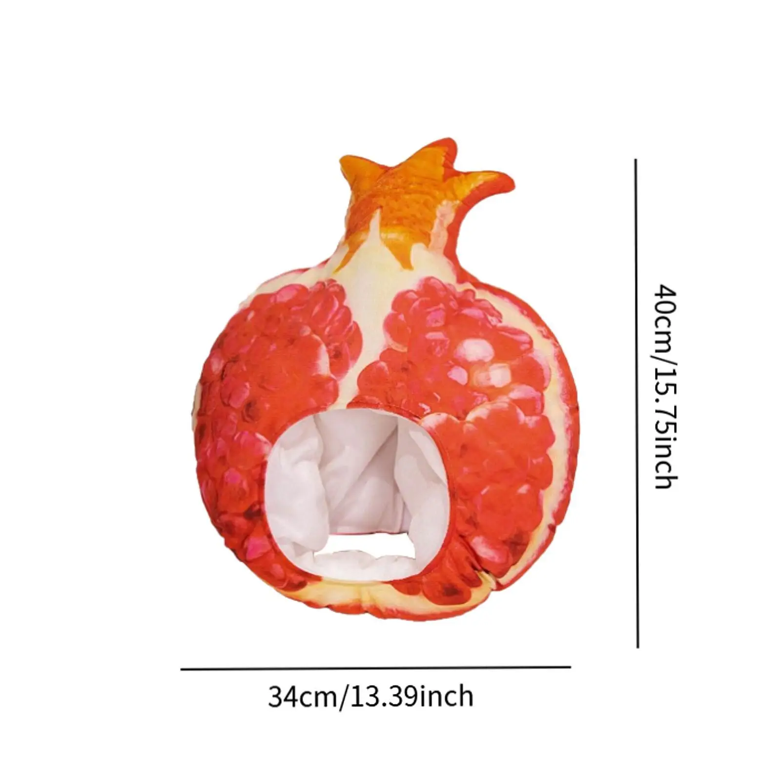 Neuheit Granatapfel Hut Neuheit Kostüm Hut für Party Rollenspiel Mädchen Jungen