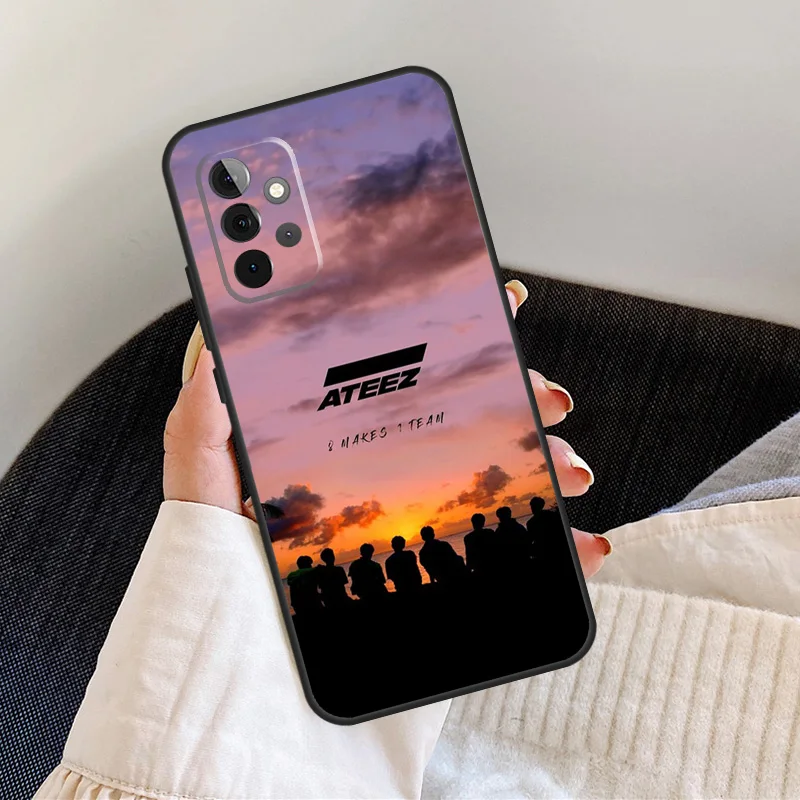 KPOP ATEEZ Logo Soft Silicone Cover For Samsung A72 A52 A42 A32 A22 A12 A52S A21S A51 A71 A40 A50 A70 Case