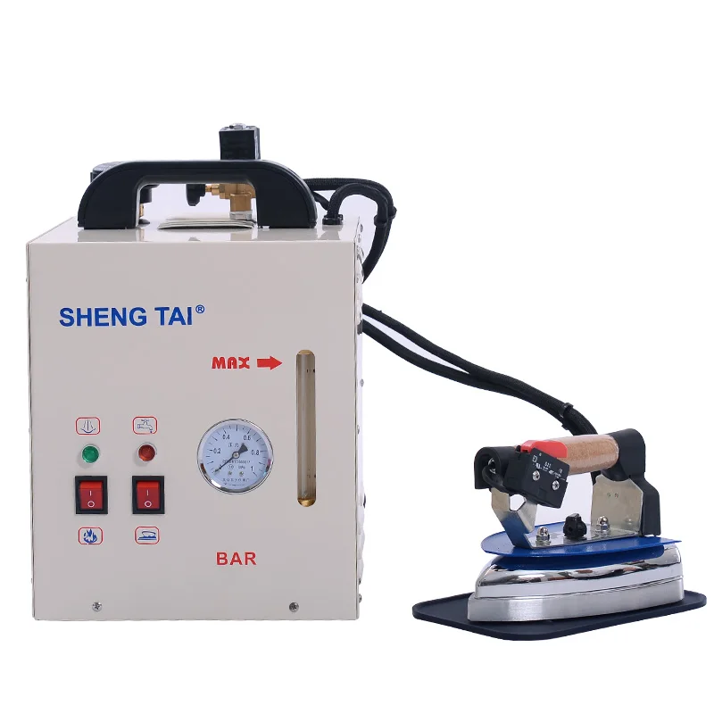 High Power Steam Pressure Electric Iron Hanging Type Ironing Machine Industrial Iron Boiler Pressurized Iron Clothing Curtain