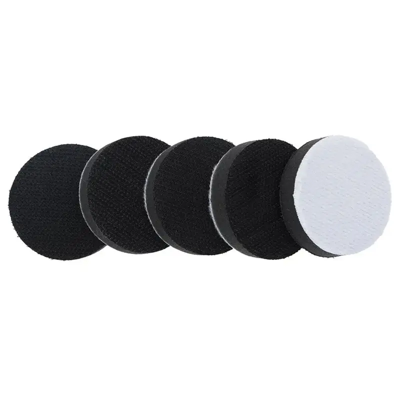 Aug. 20Pc 75Mm Soft-Density Interface Pad Sponge Cushion Buffer Backing Pads Hook/ Loop Face Sanding Discs Abrasive Tools