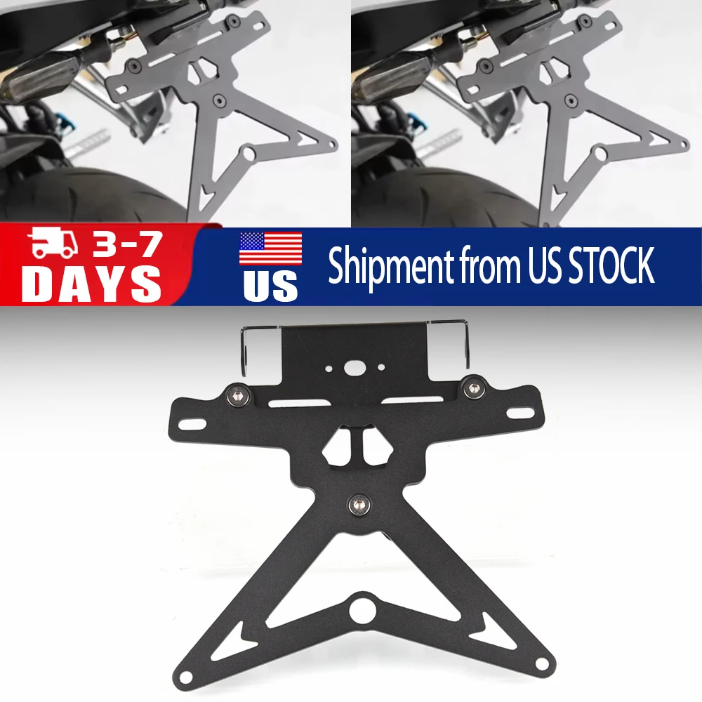 

Для CFMOTO 250NK 300NK 2018-2023 2022 2021 2020 держатель номерного знака мотоцикла заднее крыло аккуратное элиминатор регистрационный кронштейн