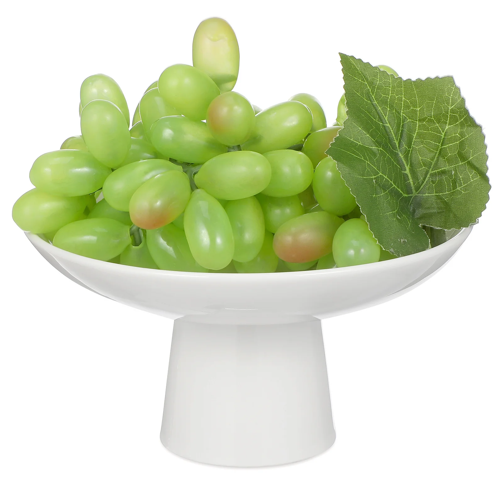 

Ceramic Serving Bowl Footed Pedestal Design Elegant Fruit Plate for Dining Table Tea Party Celebration Decor Fruit Platter