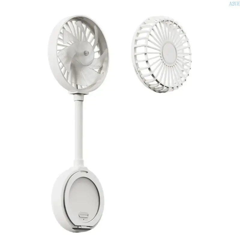 

A2UE Mini USB Rechargeable Fan Portable Foldable USB Type C Rechargeable Cooling Fan For Home Office Use
